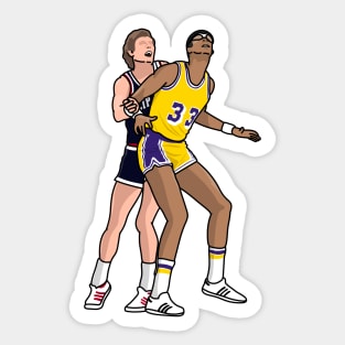 Walton and jabbar Sticker